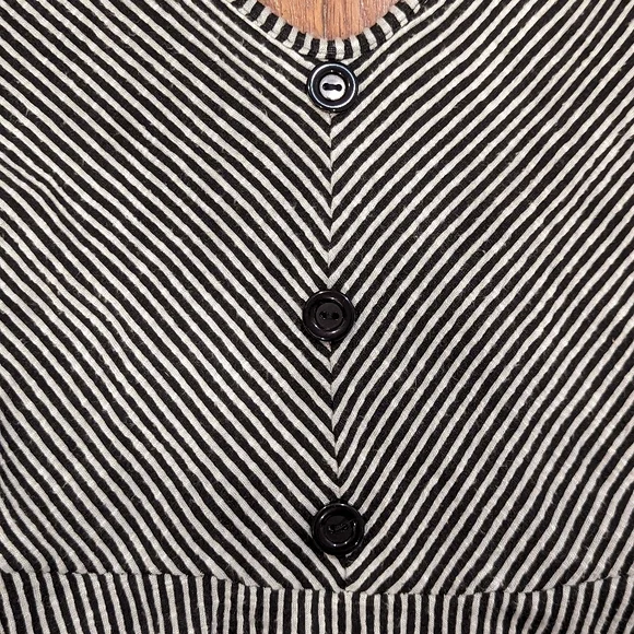 Black and White Striped Dress Size Small - Picture 3 of 5